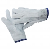 Kit com 10 Pares de Luvas Raspa Cano Curto Protezza com Reforço