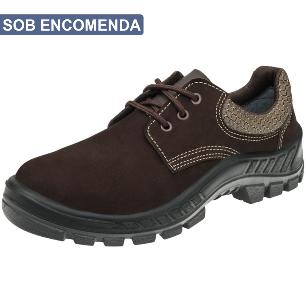 Tenis com Cadarço Couro Nobuck 50S29 Marluvas - SOB ENCOMENDA