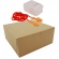 Kit com 100 Protetor Auditivo Tipo Plug 3M Silicone - Laranja