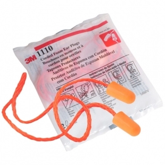 Protetor Auditivo de Espuma com Cordão 3M 1110