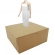 Kit com 10 Aventais de Cozinha Material PVC Branco Brascamp