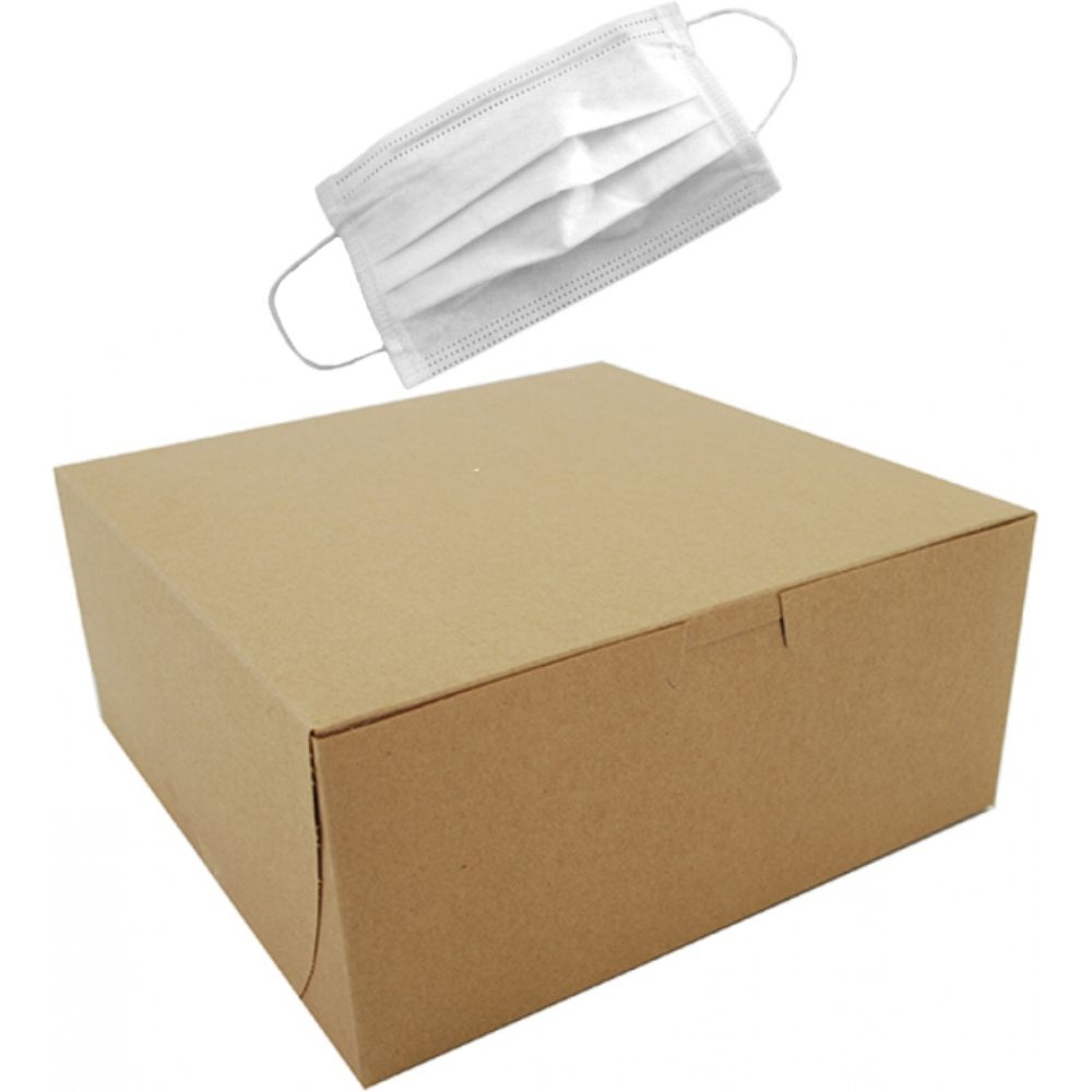 Kit com 100 Máscaras Descartável TNT 3 Camadas