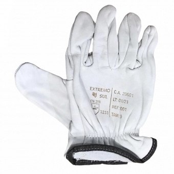 Luva Vaqueta Extremo Sul Com Reforço na Palma