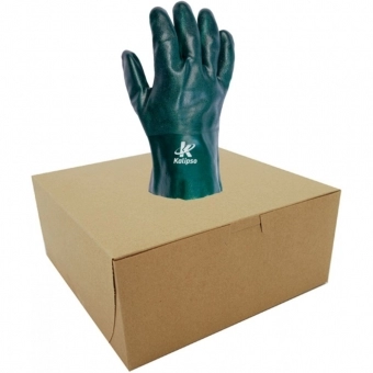 Kit com 10 Luva de PVC Antiderrapante 27 cm Kalipso