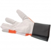 Luva de Segurança Palma de Vaqueta Dorso de Nylon Sayro