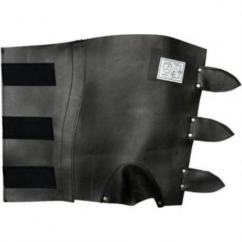 Perneira de Couro com Fechamento em Velcro