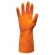 Kit com 10 pares de Luvas Látex Orange Kalipso Multiuso