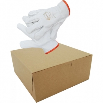 Kit com 10 Pares de Luvas Vaqueta Procipa Com Reforço na Palma