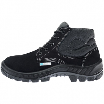 Bota Nobuck Preta de Segurança 50B26-CB-NUB-PR Marluvas