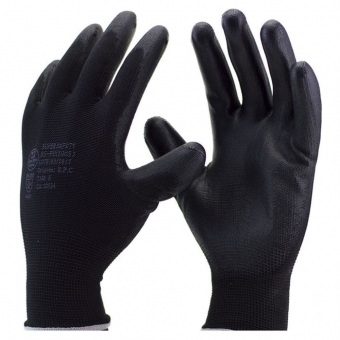 Kit com 12 Pares de Luvas de Segurança em PU Antiestática Super Safety