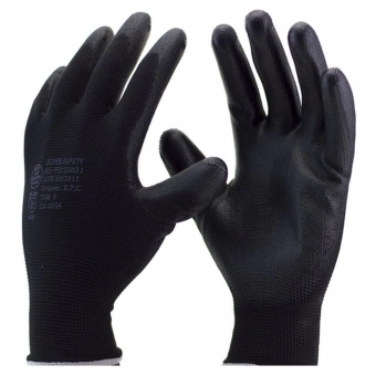 Kit com 12 Pares de Luvas de Segurança em PU Antiestática Super Safety