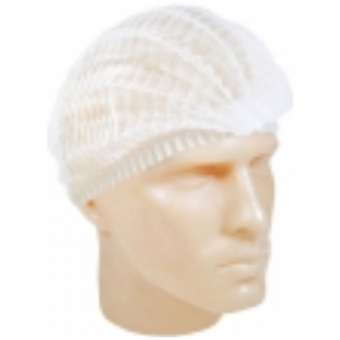 Kit com 100 Toucas Descartavel TNT Branca Prevemax