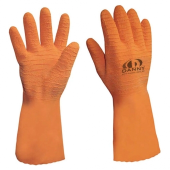 Kit com 10 Pares de Luvas Térmica Laranja Coral Danny