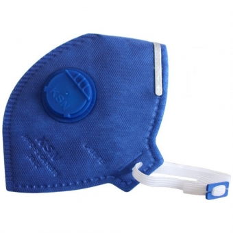 Kit com 10 Mascaras Descartavel PFF2 Com Valvula KSN