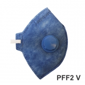 Caixa com 200 Máscara Descartável PFF2 V Valvulada Safety Plus