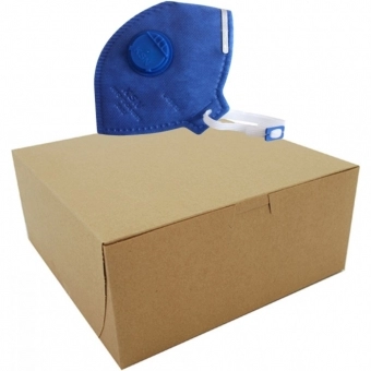 Kit com 100 Mascara Descartavel PFF2 Com Valvula KSN