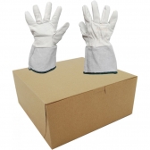 Kit com 10 pares de Luvas Cano Longo Alseg Vaqueta e Raspa