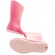 Bota de PVC Rosa Infantil Feminina Pega Forte