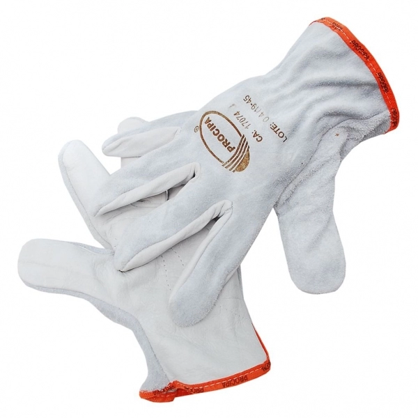 Luva Mista Procipa Palma Vaqueta Dorso em Raspa