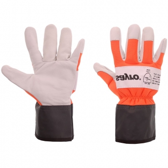 Kit com 10 Pares de Luvas de Segurança Vaqueta e Nylon Sayro