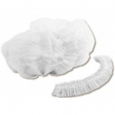 Kit com 100 Toucas Descartavel TNT Branca Prevemax