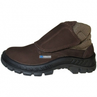 Bota Marluvas 50B26-CB-NUB-VEL Fechamento em Velcro