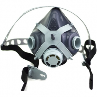 Respirador Semifacial Alltec 1/4 com 2 filtros - COMPLETA