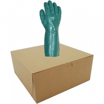 Kit com 10 pares de Luva de PVC com Palma Granulada Jundtex 36cm