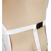 Kit com 10 Aventais de Cozinha Material PVC Branco Brascamp