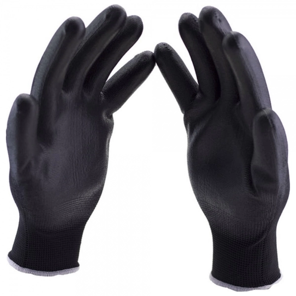 Kit com 12 Pares de Luvas de Segurança em PU Antiestática Super Safety