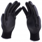 Kit com 12 Pares de Luvas de Segurança em PU Antiestática Super Safety