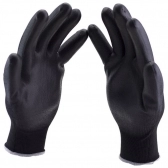 Kit com 12 Pares de Luvas de Segurança em PU Antiestática Super Safety