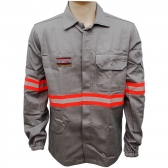 Blusa de Proteção Antichamas Poloart Para Trabalho Com Refletivo