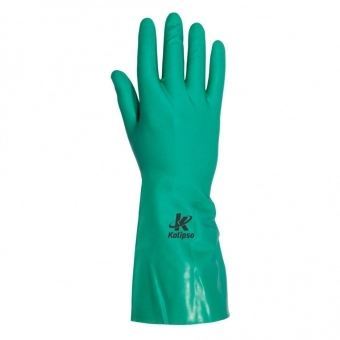 Kit com 12 Pares de Luvas Kalipso Nitrili-KA 05 Verde