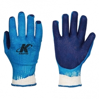Kit com 12 Pares de Luva Tricotada Blue Grip Kalipso