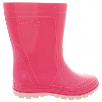 Bota de PVC Rosa Infantil Feminina Pega Forte