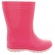 Bota de PVC Rosa Infantil Feminina Pega Forte