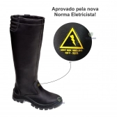 Coturno Resistente a Picadas de Cobra + Perneira de Couro