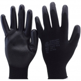 Kit com 12 Pares de Luvas de Segurança em PU Antiestática Super Safety